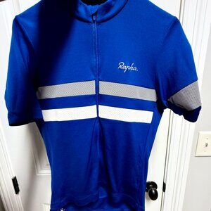 Rapha Blue Brevet Jersey Medium